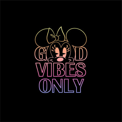 Camiseta Clínica Heartsoul Disney Good Vibes Only