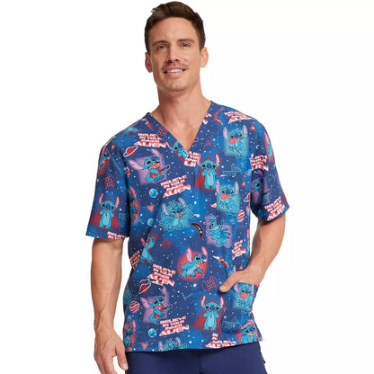 Top Clínico Hombre Lilo y Stitch Disney Inner Alien