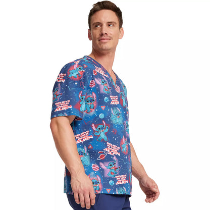 Top Clínico Hombre Lilo y Stitch Disney Inner Alien