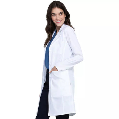 Delantal Médico Blanco Mujer Cherokee Revolution Tech Anti Fluídos