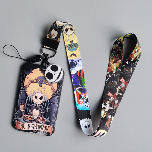 Portacredencial The Nightmare Before Christmas Jack Skellington + Lanyard