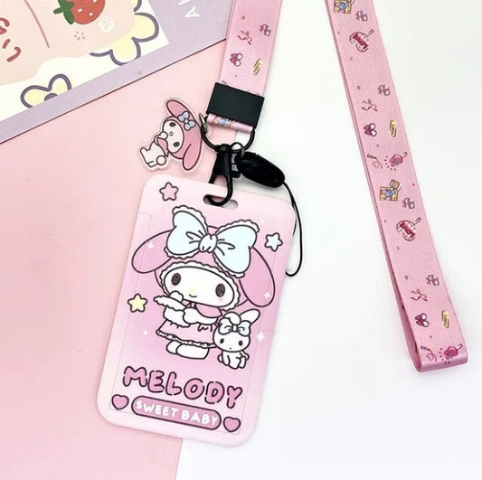 Portacredencial + Lanyard My Melody