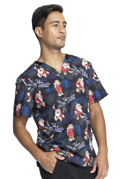 Top Clínico Hombre Tooniforms Disney TF728 GURY Grumpy