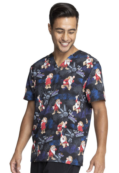 Top Clínico Hombre Tooniforms Disney TF728 GURY Grumpy