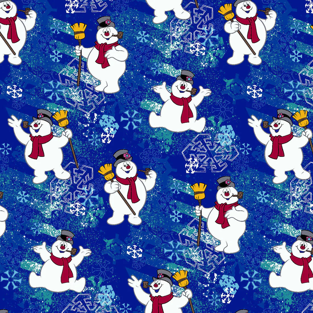 Top Navidad Frosty Snowman Tooniforms Mujer