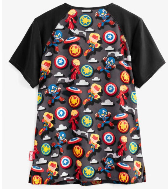 Top Clínico Marvel Avengers Forever Tooniforms Mujer