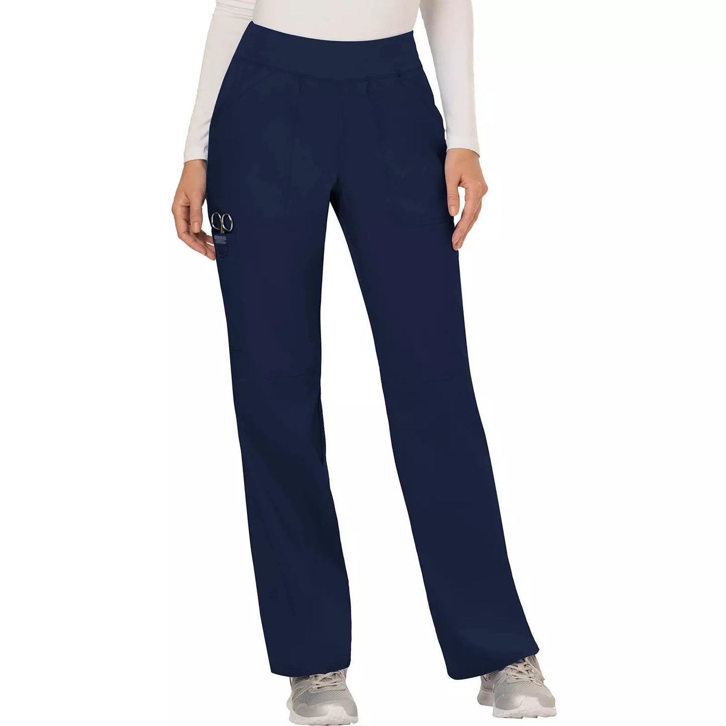 Pantalón Clínico Mujer Cherokee Workwear Revolution Azul Marino NAV WW170