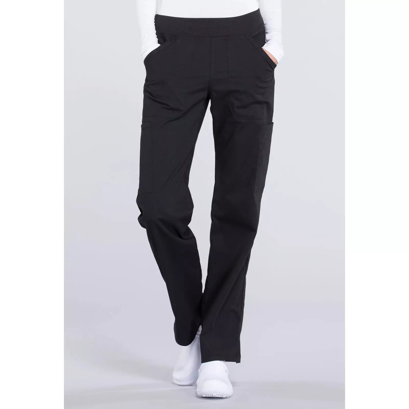 Pantalón Clínico Mujer Cherokee Workwear Revolution Negro WW170 BLK