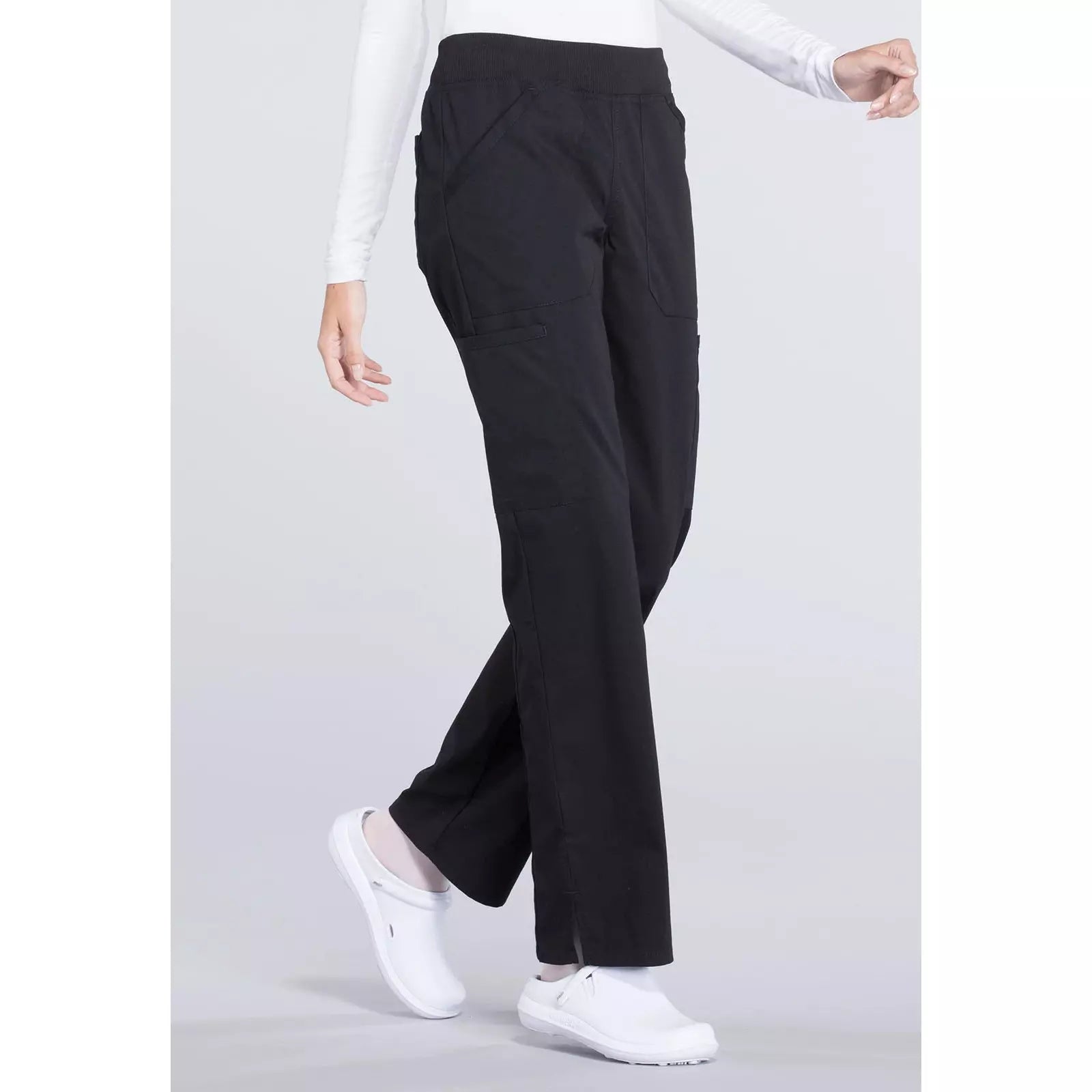 Pantalón Clínico Mujer Cherokee Workwear Revolution Negro WW170 BLK